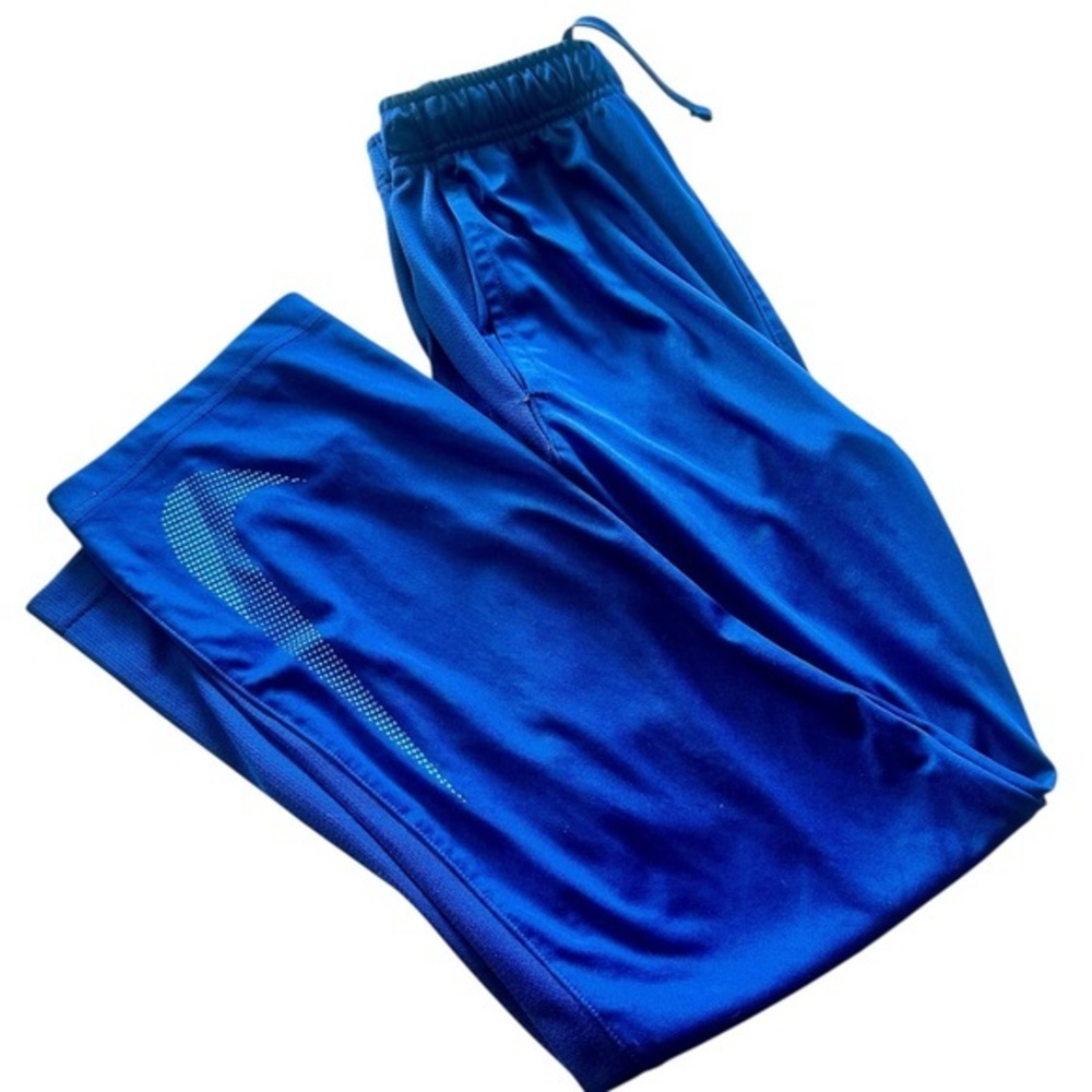 Nike Athletic Dri-Fit Pants Boys Youth Size Large - Royal Blue - Performance